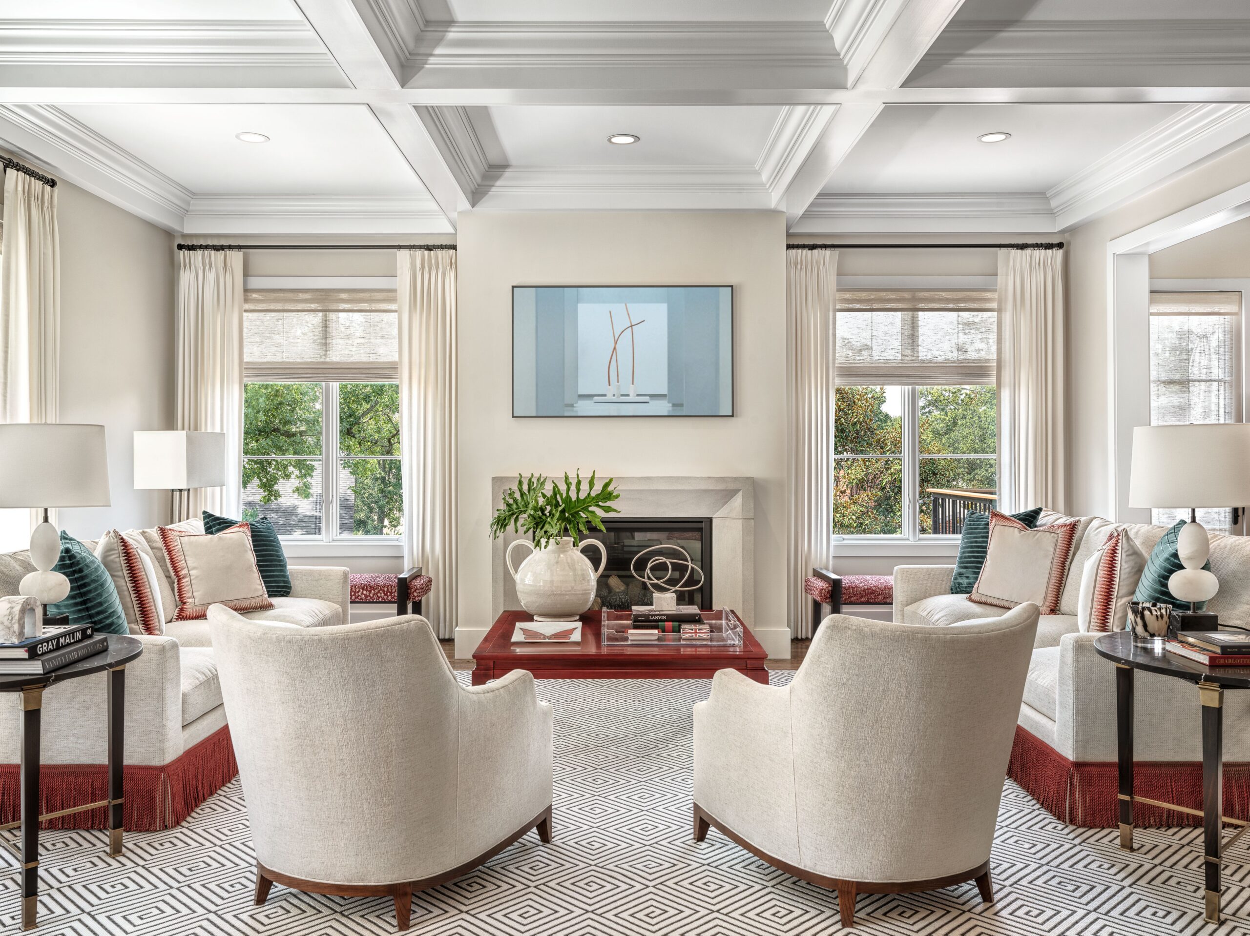 Living Room with art